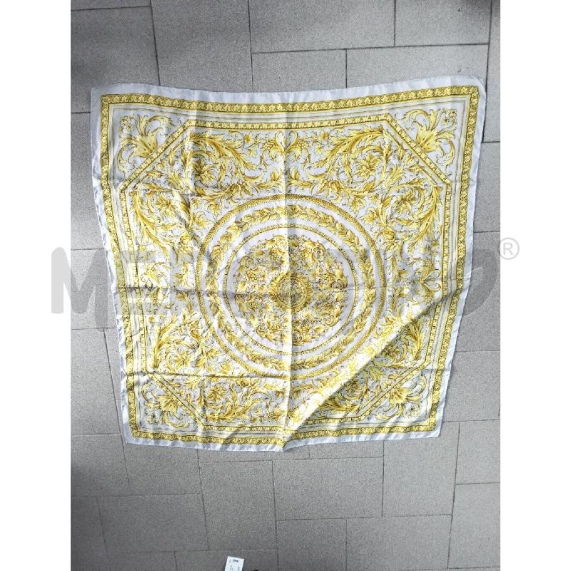 PASHMINA DONNA ATELIRE VERSACE BIANCO ORO | Mercatino dell'Usato Lamezia terme 1