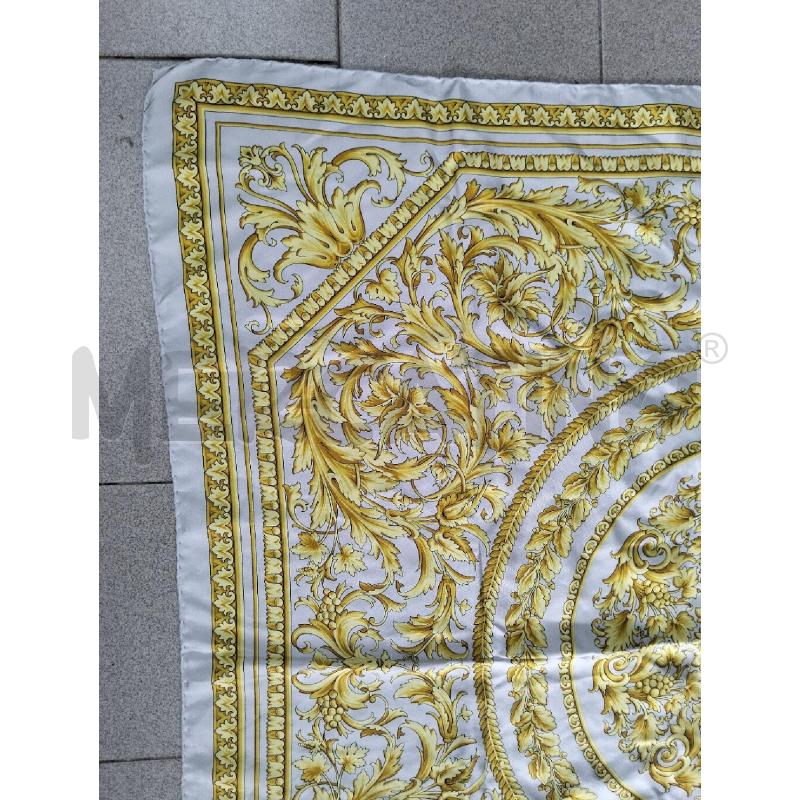 PASHMINA DONNA ATELIRE VERSACE BIANCO ORO | Mercatino dell'Usato Lamezia terme 3