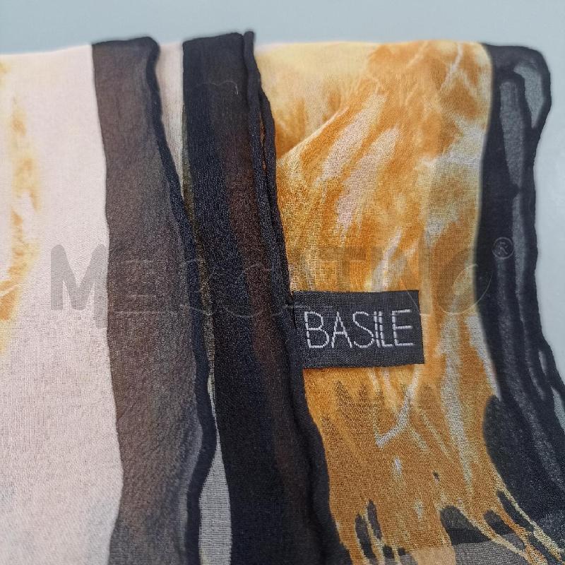 PASHMINA DONNA BASILE NERO ARANCINE 100 SETA | Mercatino dell'Usato Lamezia terme 2
