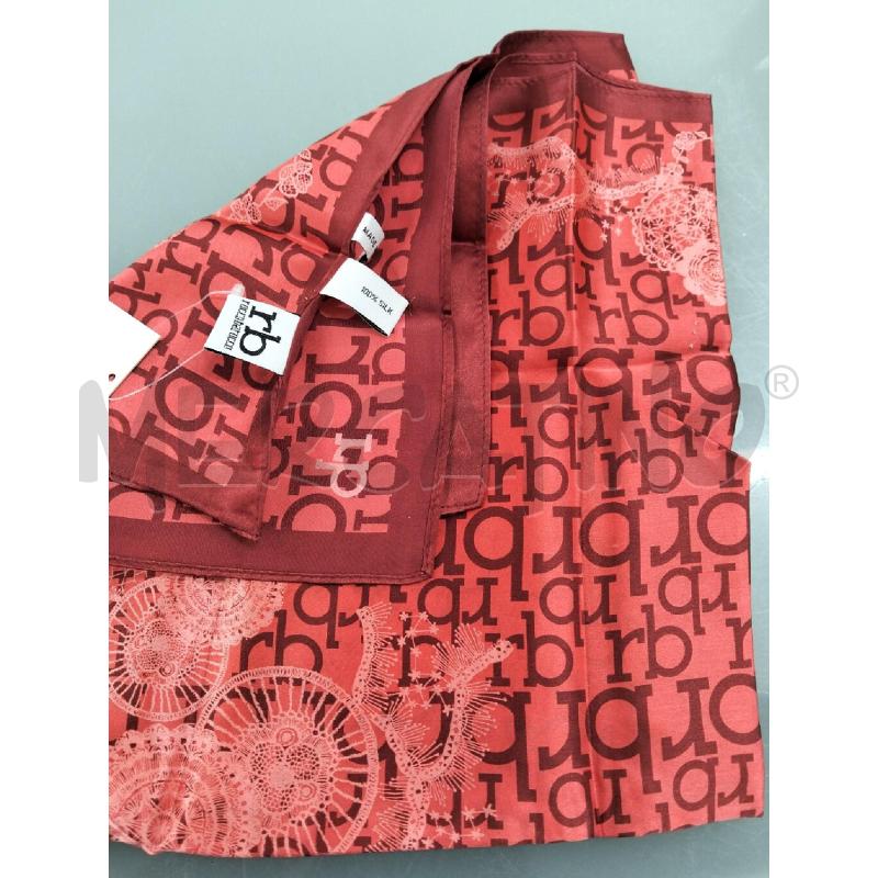 PASHMINA DONNA ROCCO BAROCCO ROSSO 100 SETA | Mercatino dell'Usato Lamezia terme 2