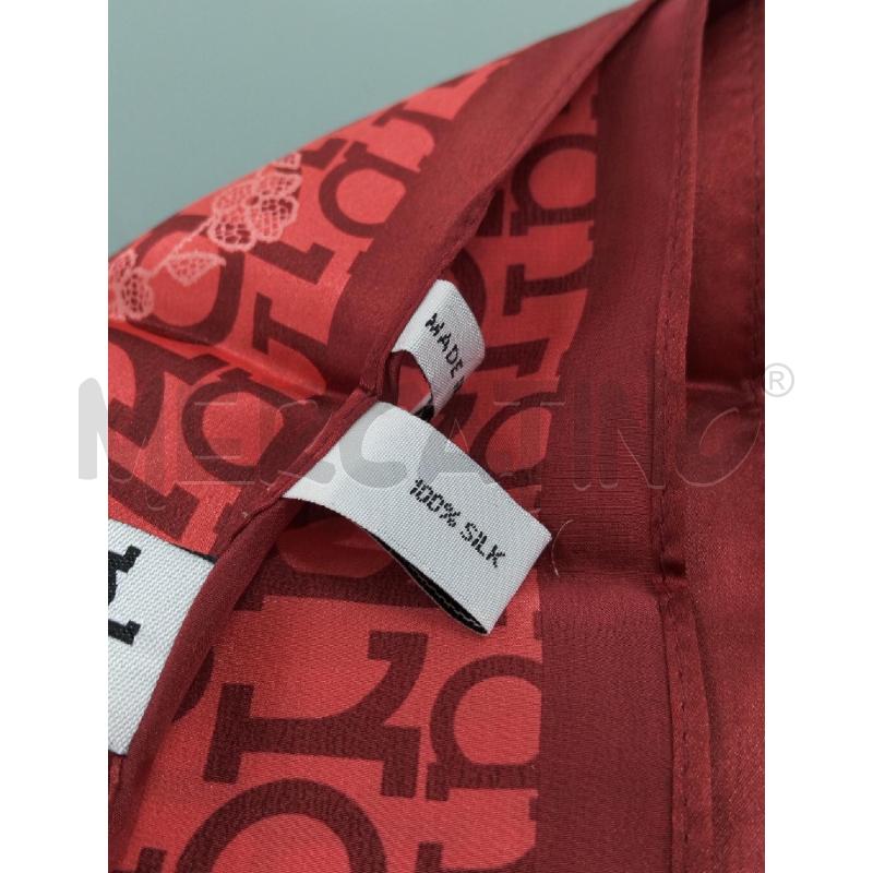 PASHMINA DONNA ROCCO BAROCCO ROSSO 100 SETA | Mercatino dell'Usato Lamezia terme 3