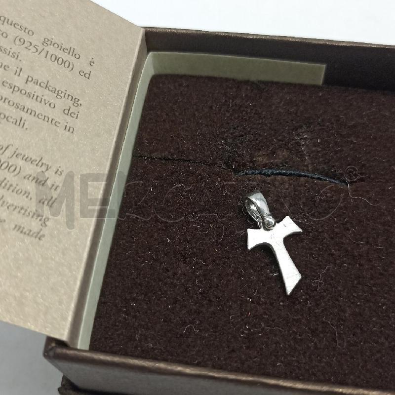 PENDENTE METALLO PREZIOSO CROCE DI SAN FRANCESCO DI ASSISI | Mercatino dell'Usato Lamezia terme 1