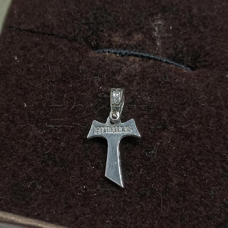 PENDENTE METALLO PREZIOSO CROCE DI SAN FRANCESCO DI ASSISI | Mercatino dell'Usato Lamezia terme 3