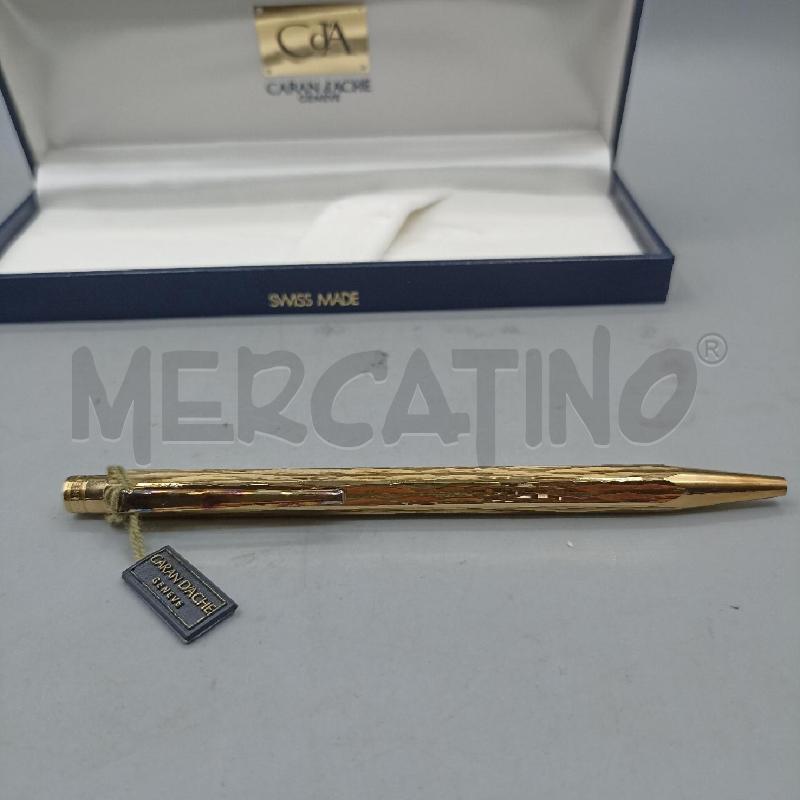 PENNA A SFERA DORATA CARAN D ACHE | Mercatino dell'Usato Lamezia terme 2