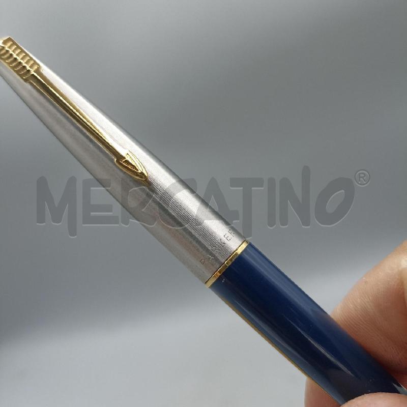 PENNA STILOGRAFICA PARKER BLU E ARGENTO | Mercatino dell'Usato Lamezia terme 2