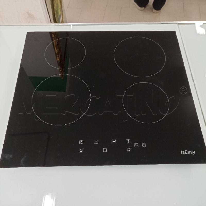 PIANO COTTURA INDUZIONE 4 FUOCHI ISEASY NERO VETRO CERAMICA | Mercatino dell'Usato Lamezia terme 1