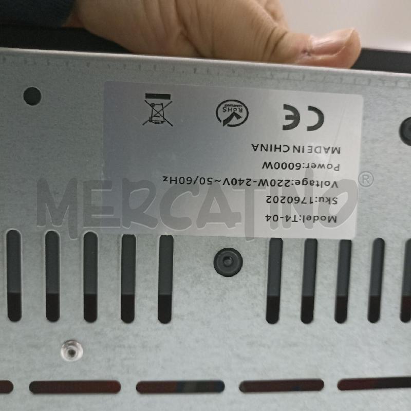 PIANO COTTURA INDUZIONE 4 FUOCHI ISEASY NERO VETRO CERAMICA | Mercatino dell'Usato Lamezia terme 3