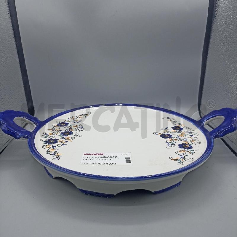 PIATTO DA PORTATA SILCA PORCELLANA BLU | Mercatino dell'Usato Lamezia terme 1