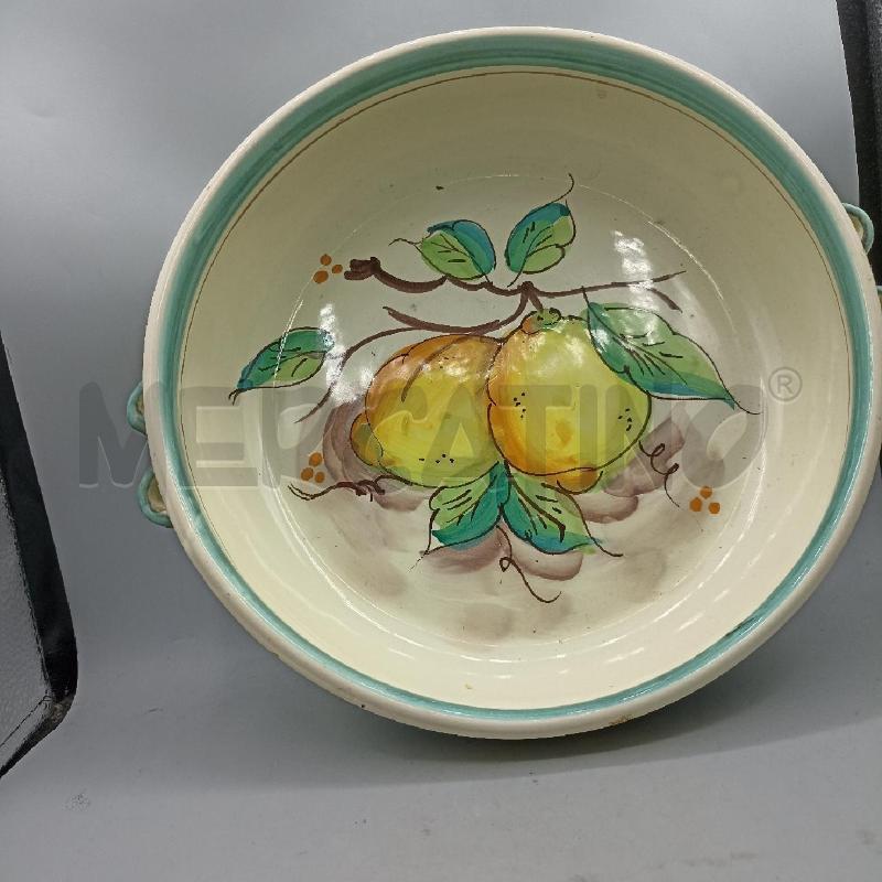 PIATTO PORTATA DECORATO A MANO RAFFIGURANTE LIMONI | Mercatino dell'Usato Lamezia terme 2