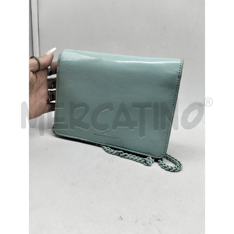 POCHETTE ELISABETTA FRANCHIV VERDE TIFFANY VERNICE STELLE | Mercatino dell'Usato Lamezia terme 3
