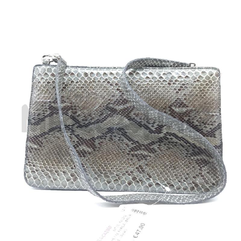 POCHETTE FURLA VERO RETTILE GRIGIO | Mercatino dell'Usato Lamezia terme 2