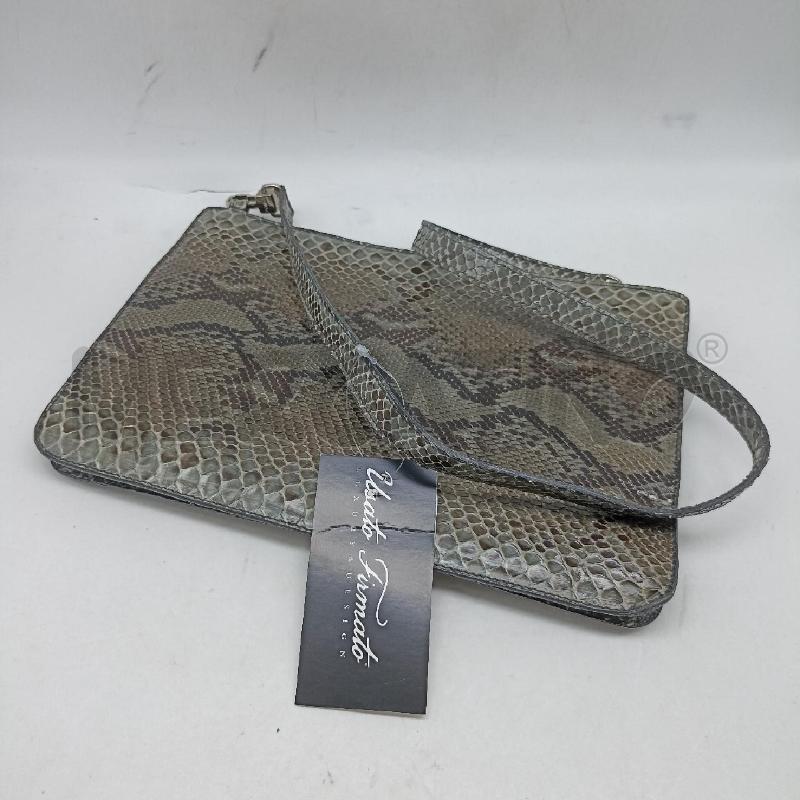 POCHETTE FURLA VERO RETTILE GRIGIO | Mercatino dell'Usato Lamezia terme 3