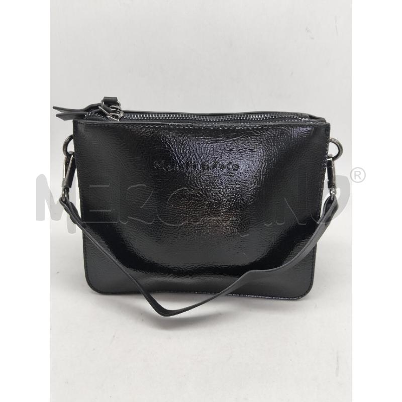 POCHETTE MANILA GRACE ECOPELLE NERO LUCIDO | Mercatino dell'Usato Lamezia terme 1