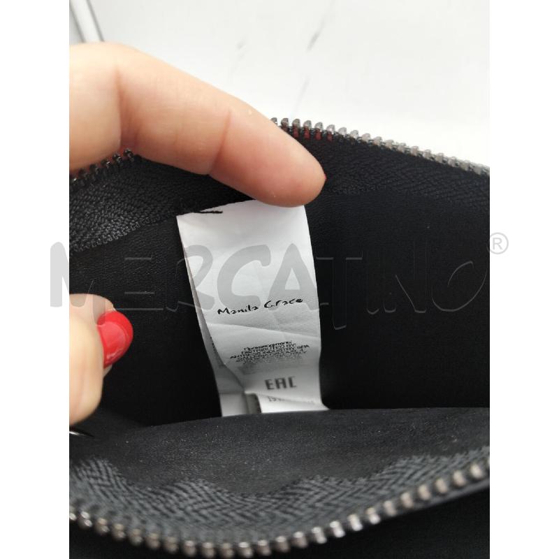 POCHETTE MANILA GRACE ECOPELLE NERO LUCIDO | Mercatino dell'Usato Lamezia terme 5