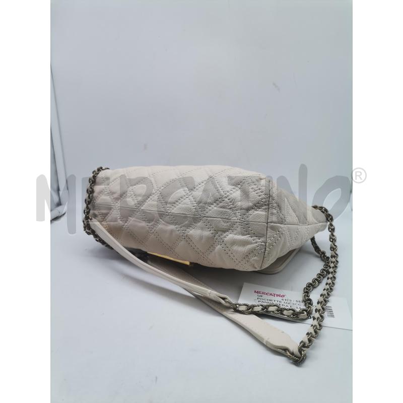 POCHETTE MARCC JACOBS PANNA VERA PELLE GANCIO DORATO | Mercatino dell'Usato Lamezia terme 3