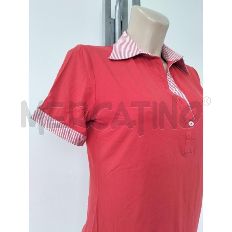 POLO DONNA LUISA SPAGNOLI ROSSO BIANCO | Mercatino dell'Usato Lamezia terme 2