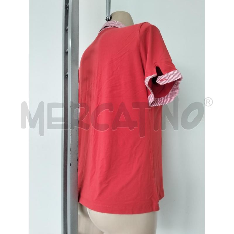 POLO DONNA LUISA SPAGNOLI ROSSO BIANCO | Mercatino dell'Usato Lamezia terme 3