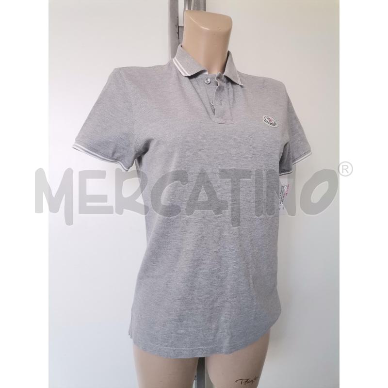 POLO DONNA  MONCLER GRIGIO BIANCO  | Mercatino dell'Usato Lamezia terme 1