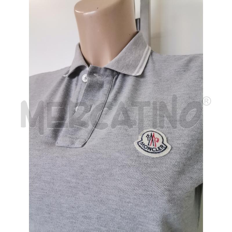 POLO DONNA  MONCLER GRIGIO BIANCO  | Mercatino dell'Usato Lamezia terme 2