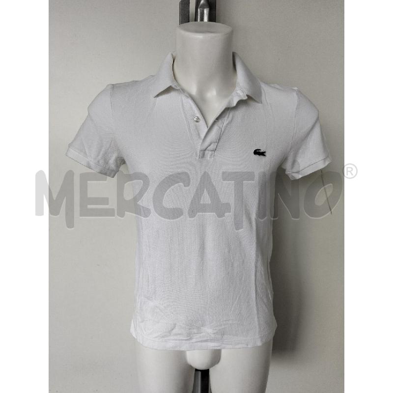 POLO UOMO LACOSTE BIANCO | Mercatino dell'Usato Lamezia terme 1