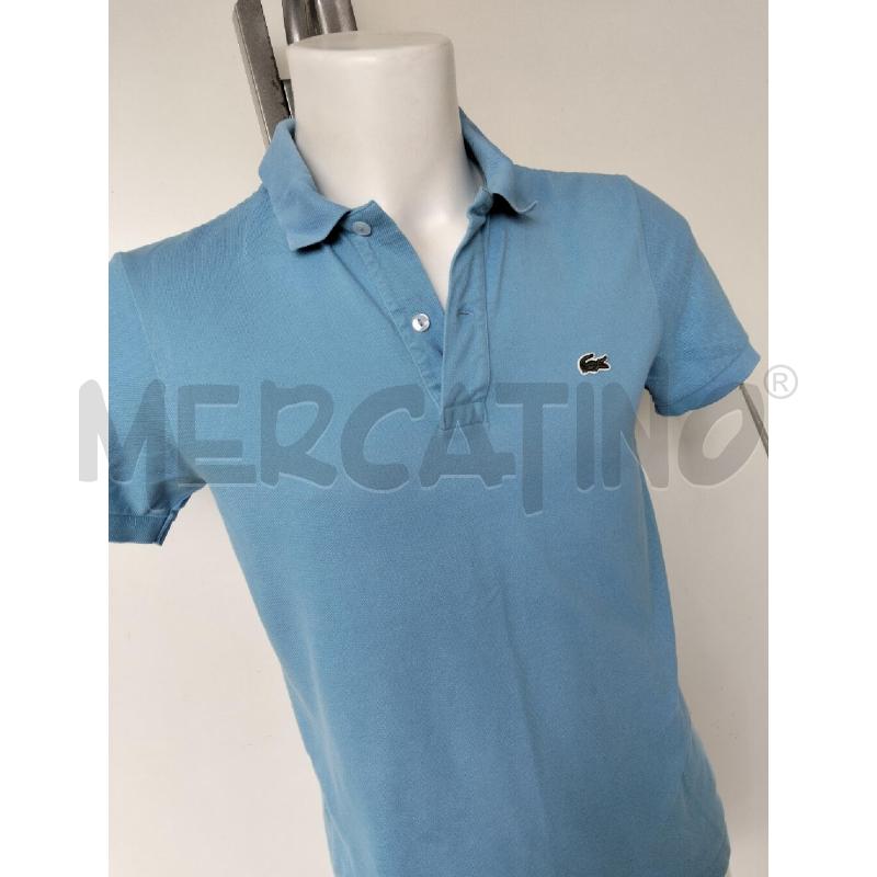 POLO UOMO LACOSTE CELESTE  | Mercatino dell'Usato Lamezia terme 2