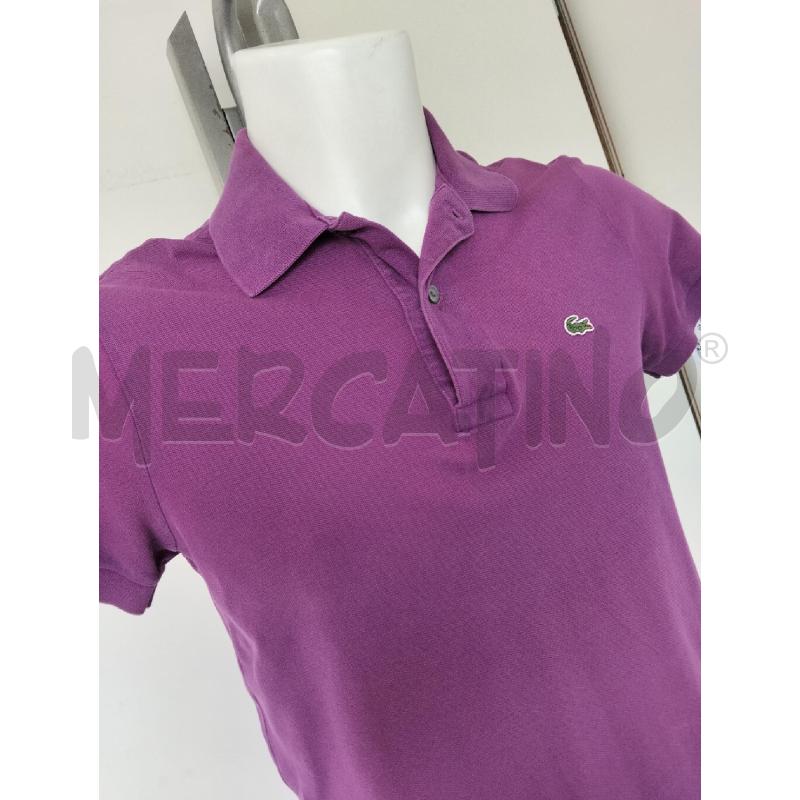 POLO UOMO LACOSTE VIOLA  | Mercatino dell'Usato Lamezia terme 2