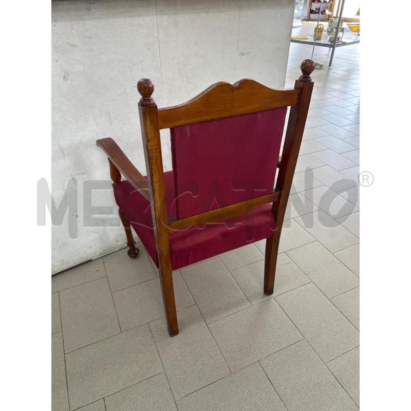POLTRONCINA VELLUTO ROSSO | Mercatino dell'Usato Lamezia terme 2
