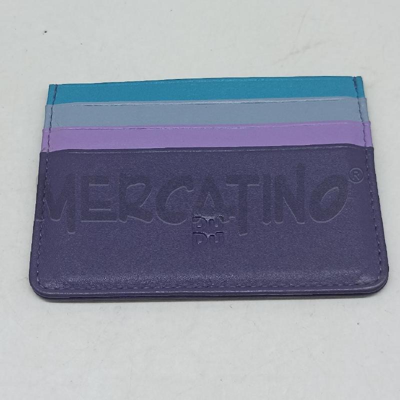PORTA CARTE DUDU VERA PELLE COLORATO VIOLA  | Mercatino dell'Usato Lamezia terme 2