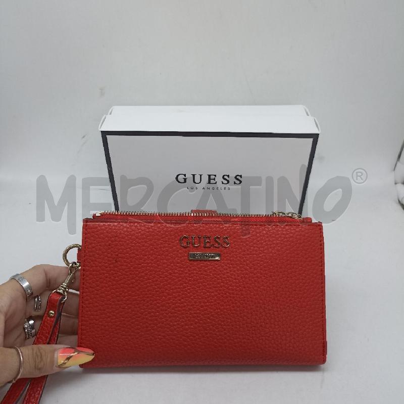PORTA FOGLIO GUESS ROSSO  | Mercatino dell'Usato Lamezia terme 1