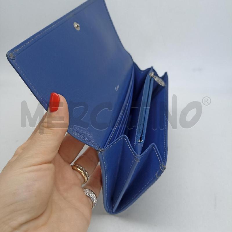 PORTA FOGLIO PELLE DONNA CARTIER HAPPY BIRTHDAY BLU VERA PELLE | Mercatino dell'Usato Lamezia terme 3