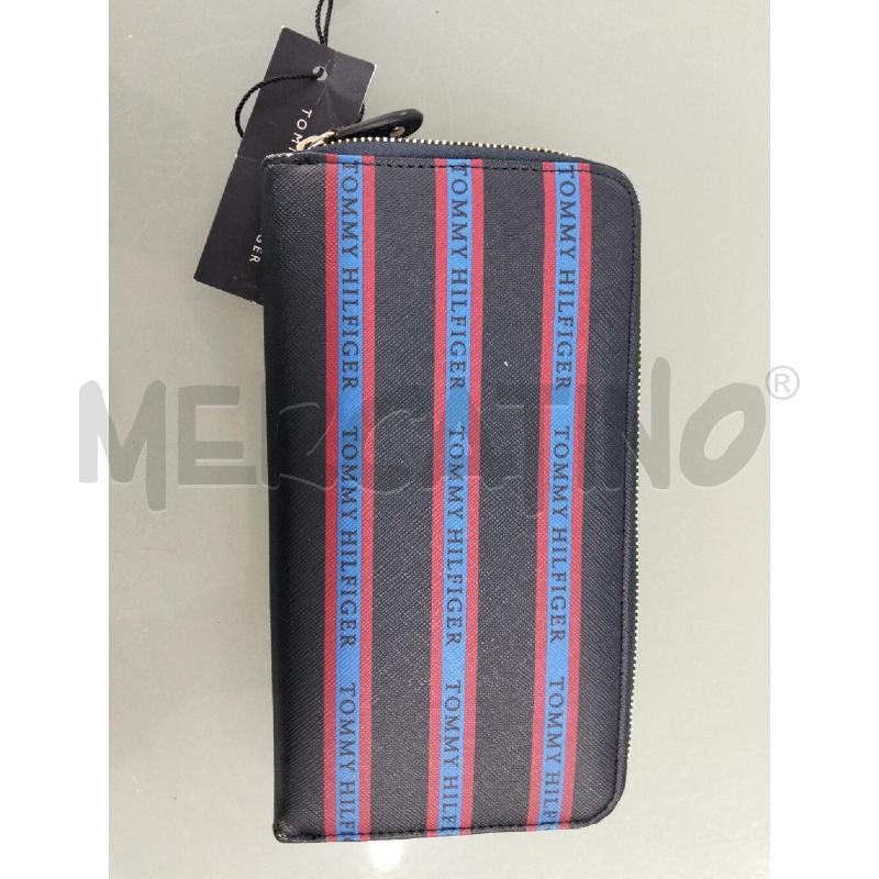 PORTA FOGLIO TOMMY HILFIGER NUOVO BLU | Mercatino dell'Usato Lamezia terme 1