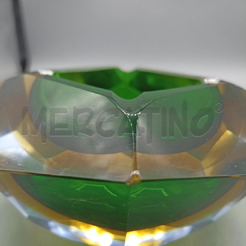 POSA CENERE VETRO MURANO SFACCETTATO SBECCATO | Mercatino dell'Usato Lamezia terme 4