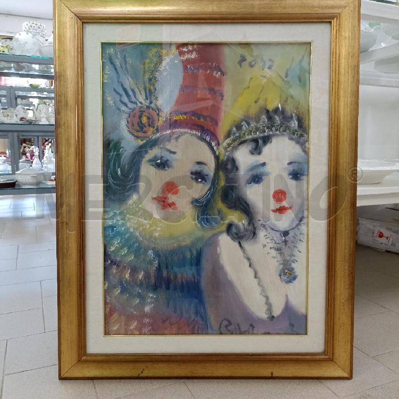 QUADRO RAFAEL DUE CLOWN  | Mercatino dell'Usato Lamezia terme 1