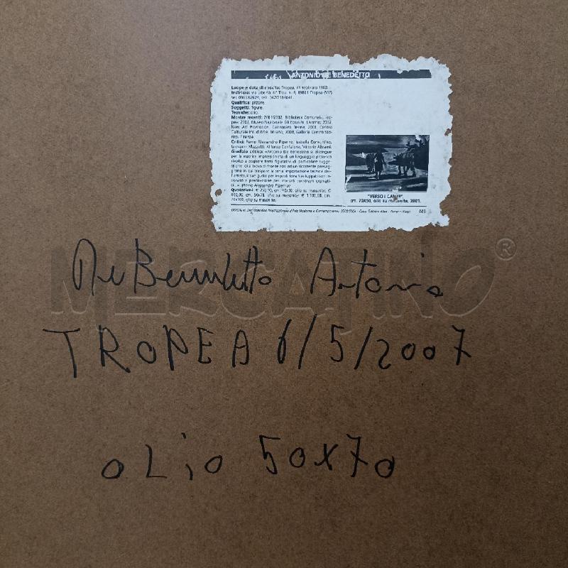 QUADRO VERSO I CAMPI OLIO SU TELA 50X70CM A DE BENEDETTI | Mercatino dell'Usato Lamezia terme 3