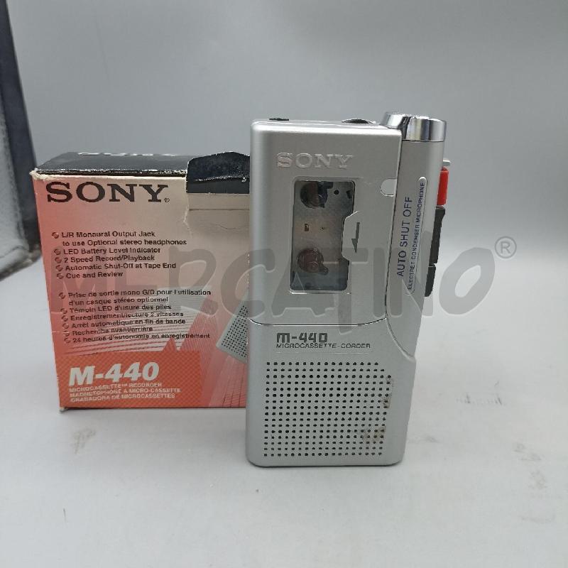 REGISTRATORE VOCALE SONY M 440 GRIGIA | Mercatino dell'Usato Lamezia terme 1