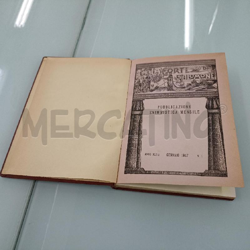 RIVISTE LA CORTE DI SALOMONE ENIMMISTICA ANNO 1947 | Mercatino dell'Usato Lamezia terme 1