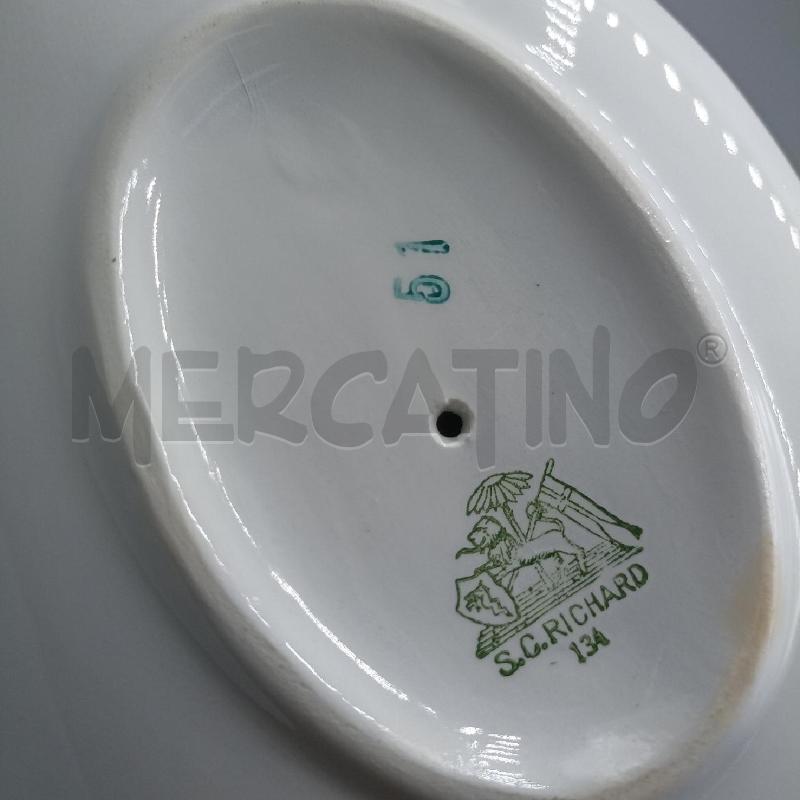 SALSIERA RICHARD GINORI PORCELLANA BIANCA BORDO DORATO | Mercatino dell'Usato Lamezia terme 3