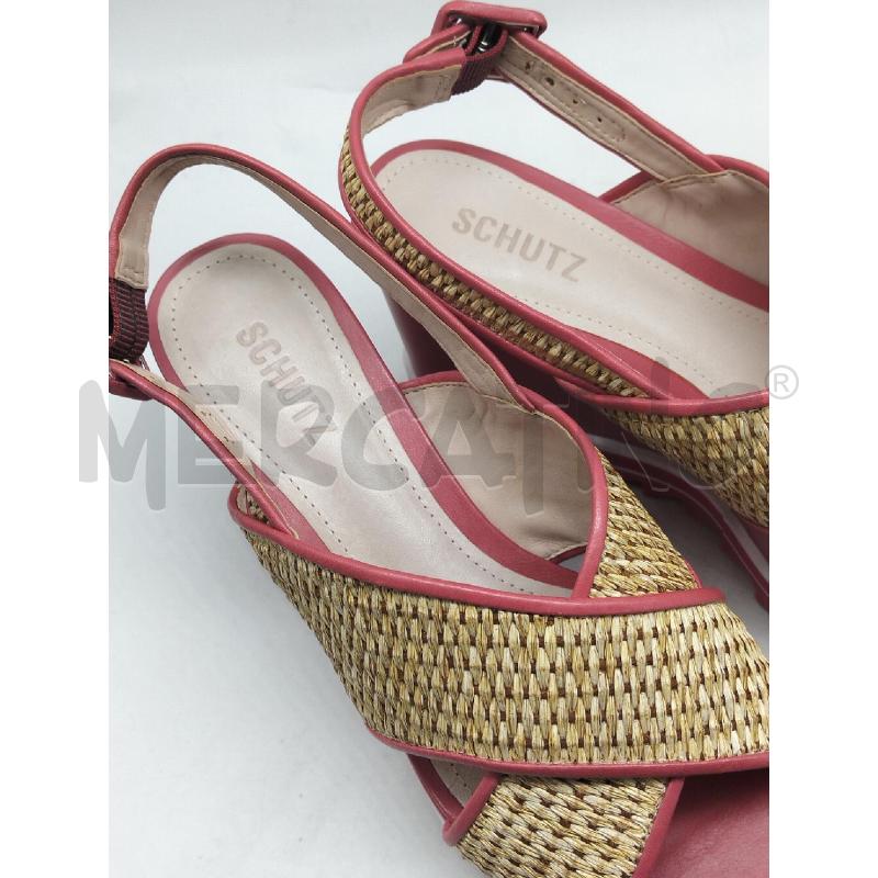 SANDALI DONNA SCHUTZ ROSSO RAFFIAS NUOVO | Mercatino dell'Usato Lamezia terme 2
