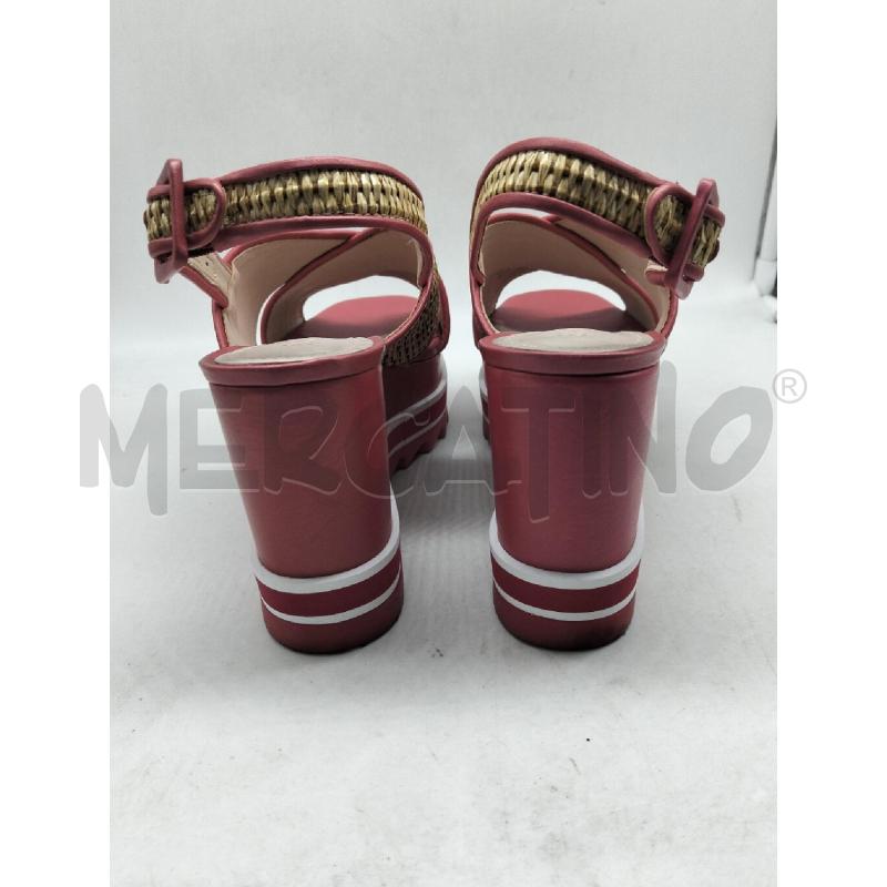 SANDALI DONNA SCHUTZ ROSSO RAFFIAS NUOVO | Mercatino dell'Usato Lamezia terme 3