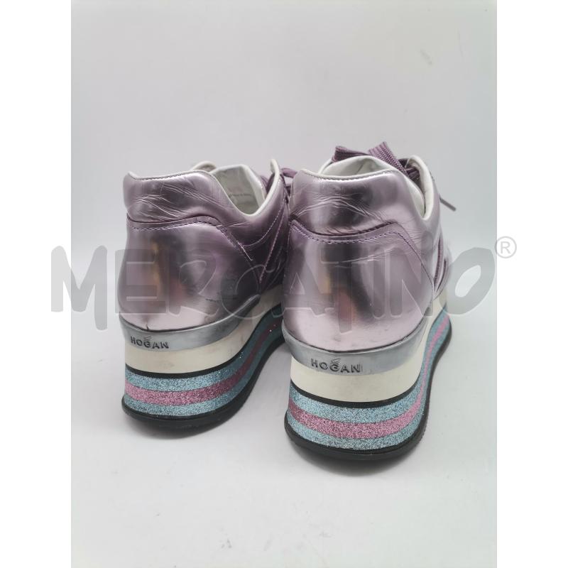 SCARPE DONNA HOGAN PLATFORM LILLA GLITTER | Mercatino dell'Usato Lamezia terme 2