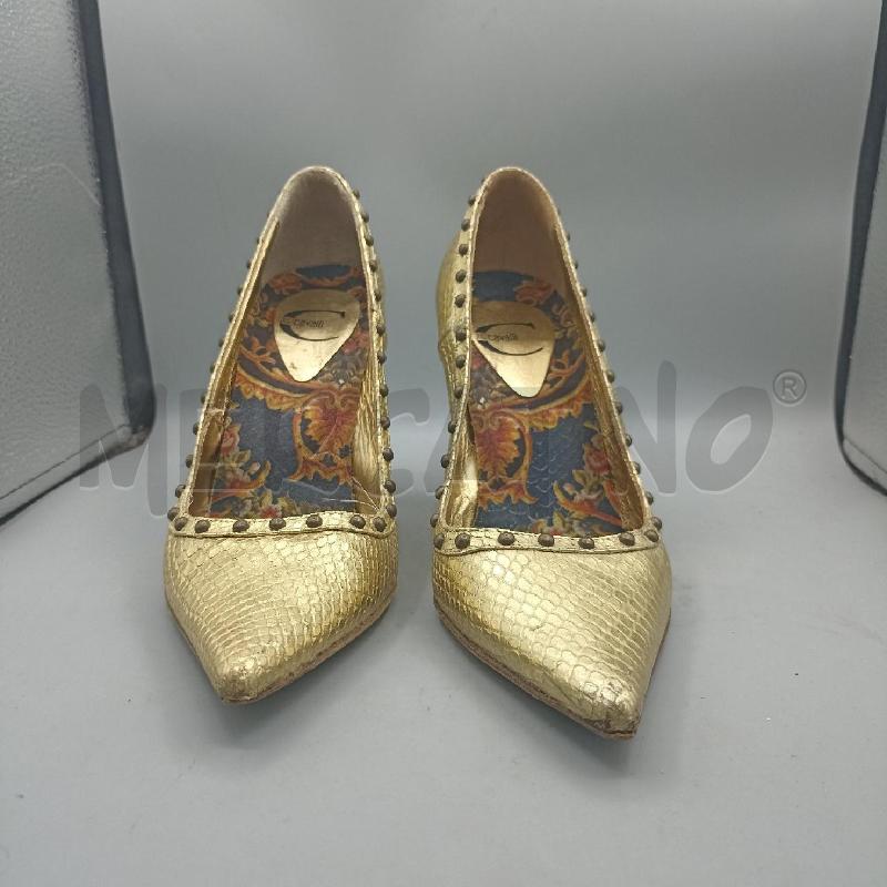 SCARPE DONNA JUST CAVALLI DORATO DECOLLETE | Mercatino dell'Usato Lamezia terme 1