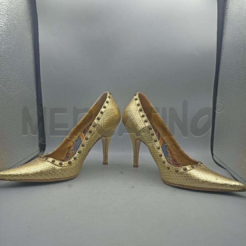SCARPE DONNA JUST CAVALLI DORATO DECOLLETE | Mercatino dell'Usato Lamezia terme 2