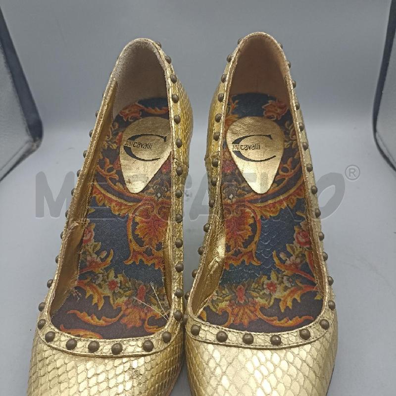 SCARPE DONNA JUST CAVALLI DORATO DECOLLETE | Mercatino dell'Usato Lamezia terme 4
