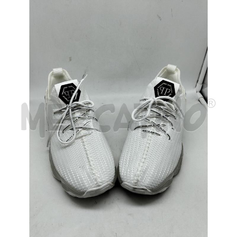 SCARPE UOMO PHILIPP PLEIN RUNNER BIANCO  | Mercatino dell'Usato Lamezia terme 1