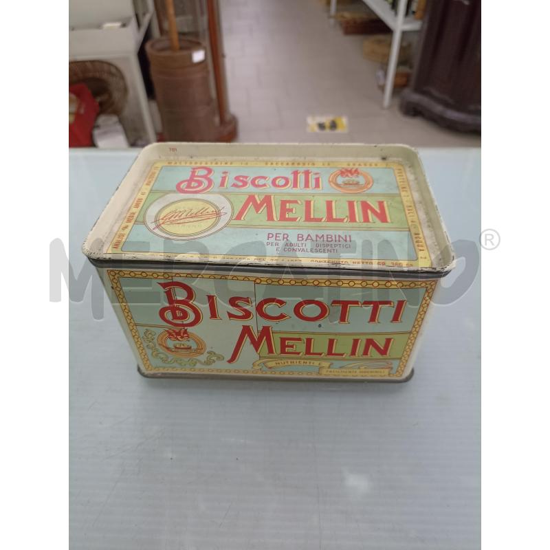 Scatola vintage latta biscotti italiani -  Italia