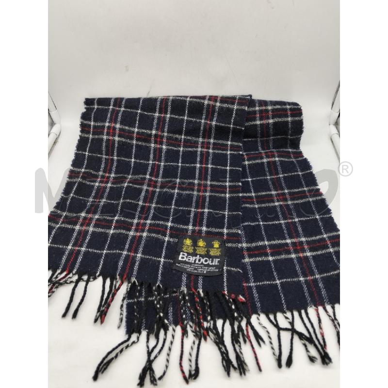 SCIARPA UOMO BARBOUR BLU SCOZZASE 100 LANA | Mercatino dell'Usato Lamezia terme 1