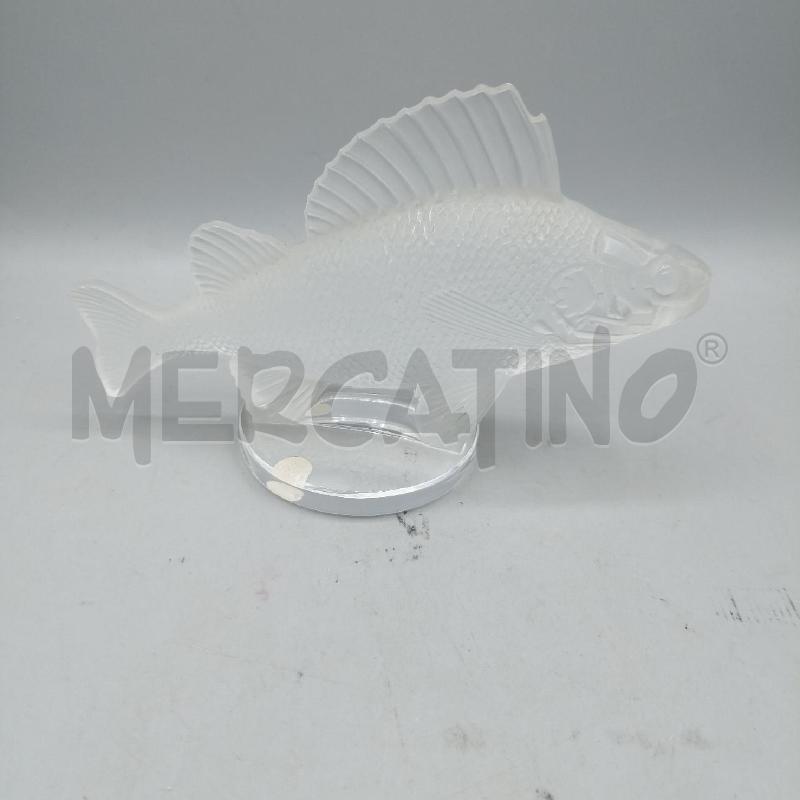 SCULTURA PESCE LALIQUE FRANCIA CRISTALLO SATINATO | Mercatino dell'Usato Lamezia terme 1