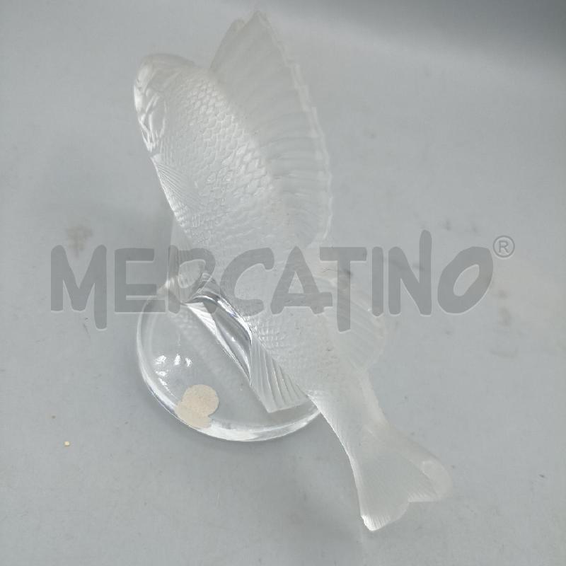 SCULTURA PESCE LALIQUE FRANCIA CRISTALLO SATINATO | Mercatino dell'Usato Lamezia terme 3
