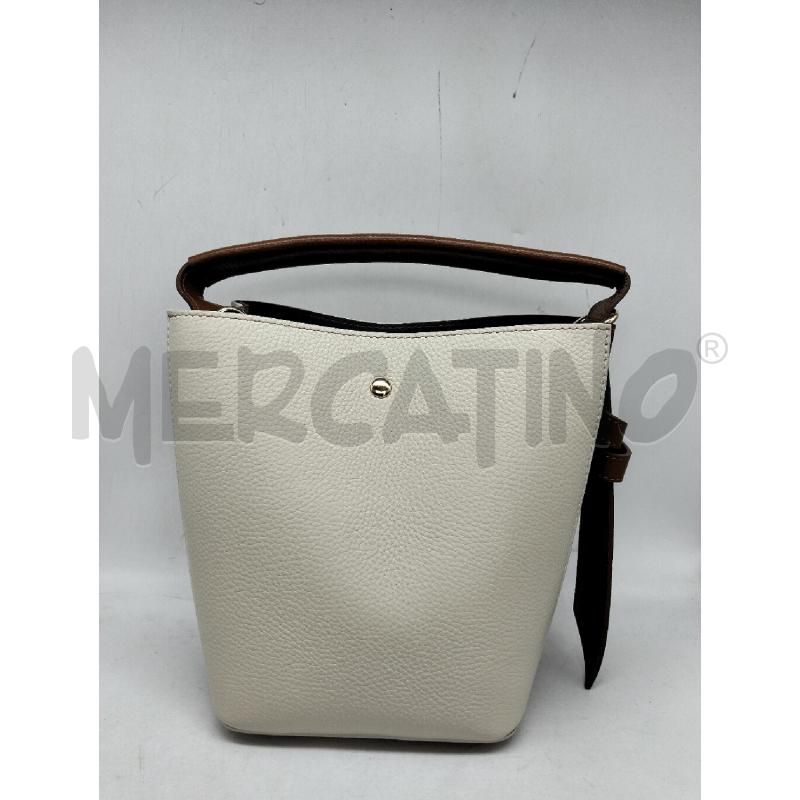 SECCHIELLO DONNA PELLE BEIGE SCAMOSCIATO | Mercatino dell'Usato Lamezia terme 1