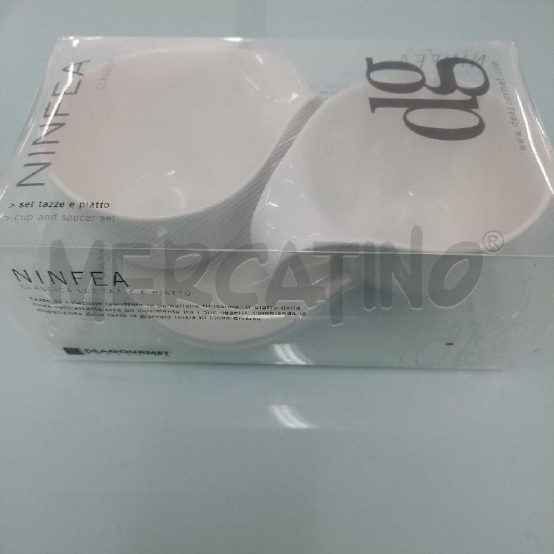SERVIZIO TAZZE E PIATTINI NINFEA CLASSICA PORCELLANA | Mercatino dell'Usato Lamezia terme 1